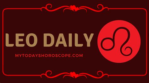 Dear <strong>Leo</strong>, your daily astrological predictions for August 30, 2022 suggests, you may plan a day-out with them on a luxurious resort. . Leo money luck horoscope for today
